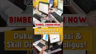 Bimbel Zaman Now Free Les Komputer #kids #office #viral #digital #skills #shorts #school #merdeka