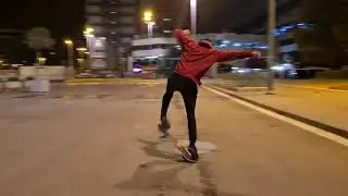Jack McDonagh in Barcelona BCN Spain skating street with Duttygothkeds