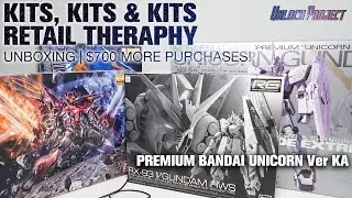 Massive Premium Gunpla Haul! MGEX Unicorn, Perfectibility & More Unboxed!
