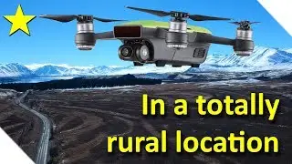 DJI Spark distance range test in Rural New Zealand