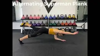 Alternating Superman Plank