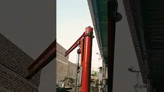 6 ton capacity  jib crane model . How to make a jib crane
