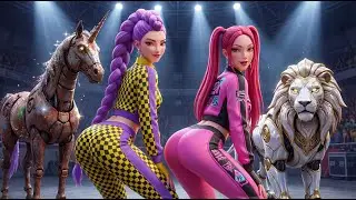 😱 RUMI Gets the Mystic LION vs UNICORN Racing Championship!: Kpop Demon Hunters