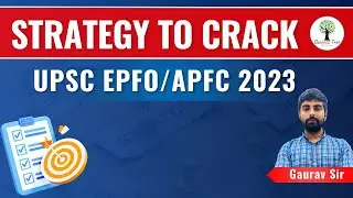 Strategy to crack EPFO-APFC 2023 | Last 20 days | Success Tree