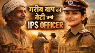 गरीब बाप की बेटी बनी ips officer गरीब बाप की बेटी बनी ips officer#upsc #ai #garib #trending #kahani 
