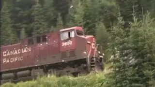 CP Train Spotting: CP 9603 & 9564 Extreme Hill Climb In BC