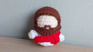 How to Crochet | Jesus Crochet Tutorial | Crochet Keychain | Christian/Baptism Gifts