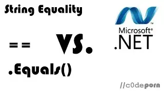 C# String Equality: == vs .Equals()