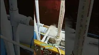 how to service 500Ltr ro plant#vessel cleaning Process#frp vessel carbon fan media.