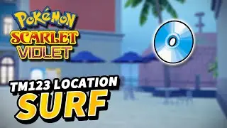 Pokemon Scarlet & Violet How to get SURF TM (TM123 Surf Location)