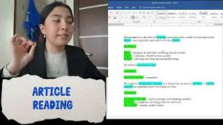 Article Reading with Me | In English