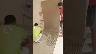 installation floor tiles Big size tiles fitting guide