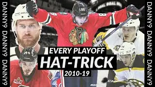 53 MINUTES of Every Playoff HAT-TRICK from the 2010s