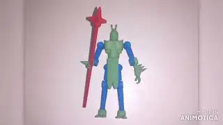 Custom Micronauts Bug Action Figure