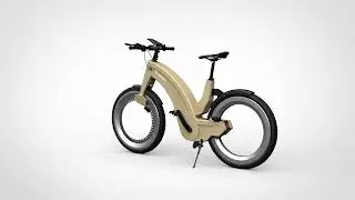 Hubless electric bicycle Top Secret, 360 degree rotation product video