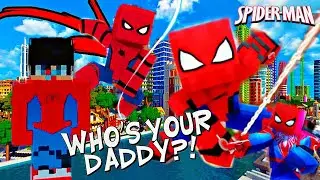 Minecraft Who's Your Daddy O Beb&ecirc; Aranha (O filho do Homem-Aranha)