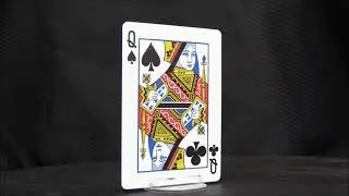 Queen of Spades / Queen of Clubs - Mis-Indexed - Bicycle Gaff Playing Card - House of Chuckles