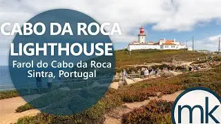 Cabo da Roca Lighthouse, Farol do Cabo da Roca, Sintra, westernmost point of continental Europe