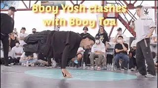Bboy Yosh vs. Bboy Toa. Legend bboy clashes with new hype. Sunshine Jam clash 2021