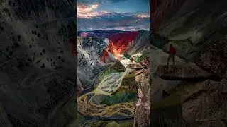 #shorts Xinjiang Anjihai Grand Canyon! #healing #landscape