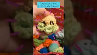 100th Cthulie added to my basket #goalsmet  #cthulie #octopus  #100 #amigurumi #crochet #kawaii
