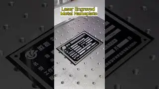 Laser Engraved Metal Nameplate
