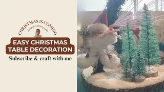 Need Simple Christmas Table Decor Ideas for Beginners? Watch this!