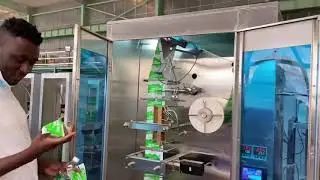 Yogurt pouch packing machine