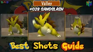 #028 Сэндслэш - Руководство по лучшим выстрелам в Pok&eacute;mon Snap (N64)
