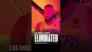 LeBron & Lakers exit the court for the final time of the 2023 NBA Playoffs