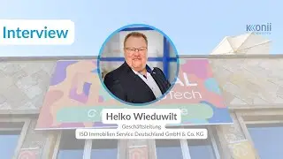 Real PropTech 2024: Helko Wieduwilt von ISD spricht &uuml;ber die Digitalisierung im Facility Management