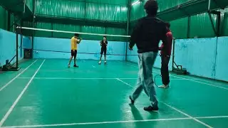 Shary vs subhi bhai badminton championship (winner gets chai😋🤤🙏)
