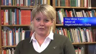 Ulrika Ryan,  Byskolan S&ouml;dra Sandby, Lund, vinnare av Guld&auml;pplet 2012