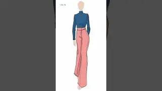 Menggambar Sketsa Fashion Mudah #fashion #shorts #MKLAVFashionCourse