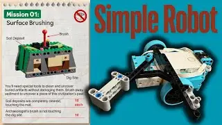 FLL UNEARTHED - Mission 01: Surface Brushing | Solved with a simple robot!