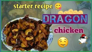Starter recipe dragon chicken, simple and easy process