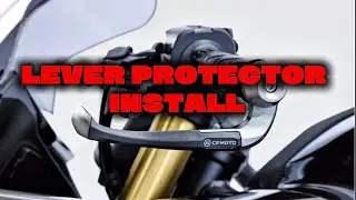 (CF MOTO 675SS) Lever Protector install