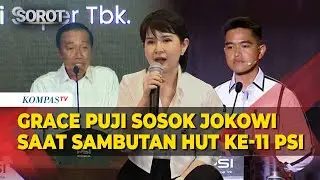 Grace Natalie Praises Jokowi at PSI's 11th Anniversary Thanksgiving Speech