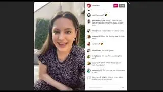 Kelly Brook - Instagram Live with SlimFast UK 23rd April 2020