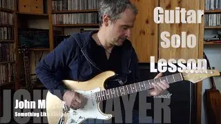 Something like Olivia (John Mayer) - Guitar-Solo - Lesson / Tutorial