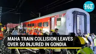 Maha: Passenger train crashes into goods train in Gondia; Three bogies derail, 53 injured