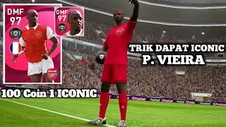TRIK DAPAT ICONIC ARSENAL P.VIEIRA  | PES MOBILE 2021 #shorts