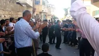 زفة العريس جعفر يامين قرية تل . عدسة رامي عصيدة