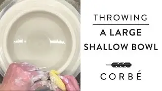 Throwing a Large Bowl on the Pottery Wheel