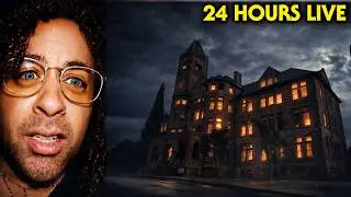Locked Inside HAUNTED CASTLE for 24 HOURS