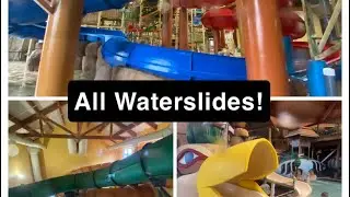 EVERY SLIDE AT GREAT WOLF LODGE (Wisconsin Dells) #waterslides