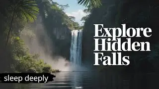 cool soft music | beautiful waterfall with cave view | pure deep sleep
