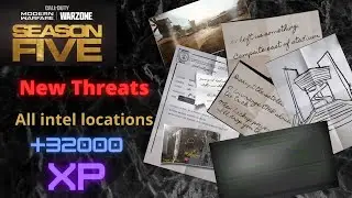 All Warzone Intel Locations Guide (Season 5 Week 4) NEW THREATS  - Call of Duty Warzone