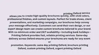 Custom Flyer Poster Printing Print flyers and posters with same-day delivery across Cambridge.