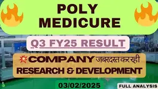 Q3 FY25 Result Of PolyMedicure || PolyMedicure Share Latest News || #polymedicure#q3results
